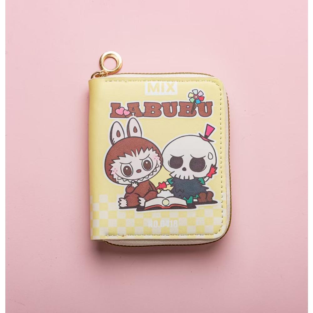 Small Wallet Short Kabibara Folding Card Bag Student Small Multi-ID Wallet