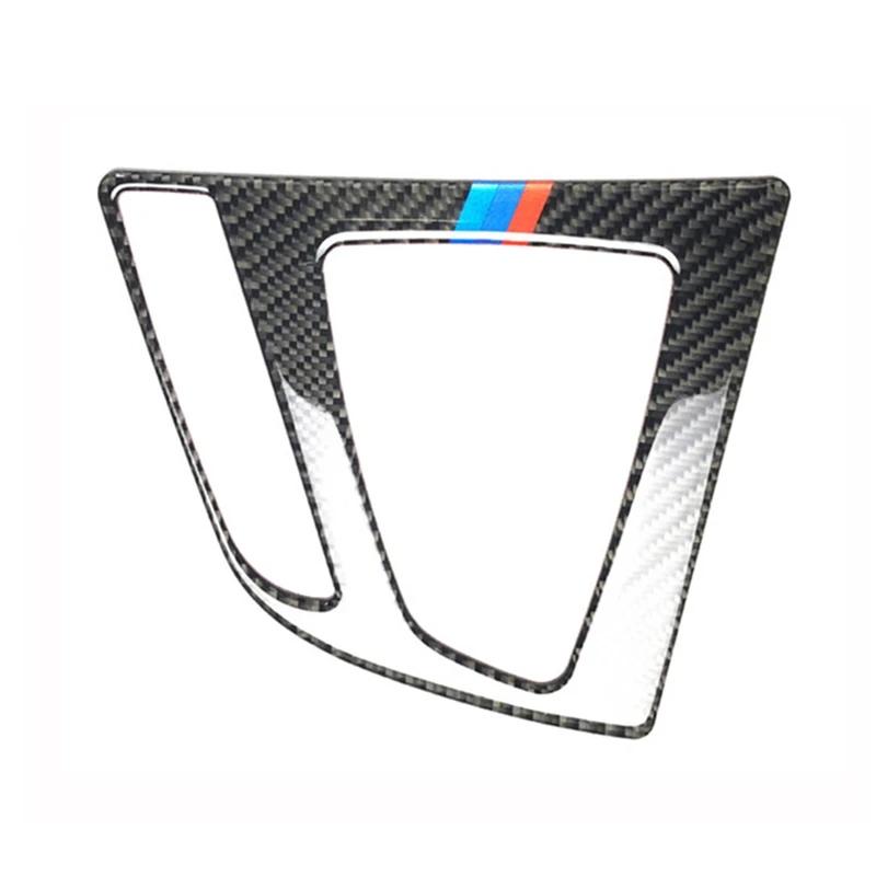 Углеродное волокно, автомобильный центр управления механизмом переключения передач, панель крышки, наклейки для интерьера для BMW F30 F34 3 серии 2013-2017 авто автомобиля