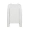 Women's Solid Color Long-Sleeved Slim Fit Round Neck T-Shirt