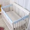 3Pcs Baby Bed Rail Easy Installation Guard Soft Edge Crib Bumpers Pads