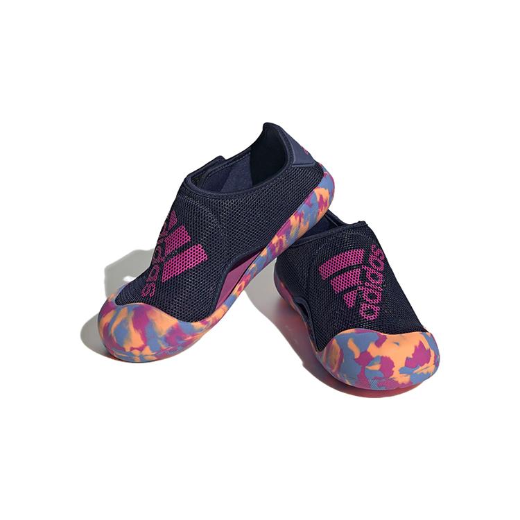 adidas Altaventure Спортивные пляжные сандалии нескользящие с амортизацией износостойкие детские сине-черные Kids' H06430