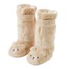 MIKI HOUSE Long Booties, Socks, Room Shoes, Made In Japan, for Boys and Girls, Baby Clothes, One Size Fits All (12cm), Beige, 43-9301-493