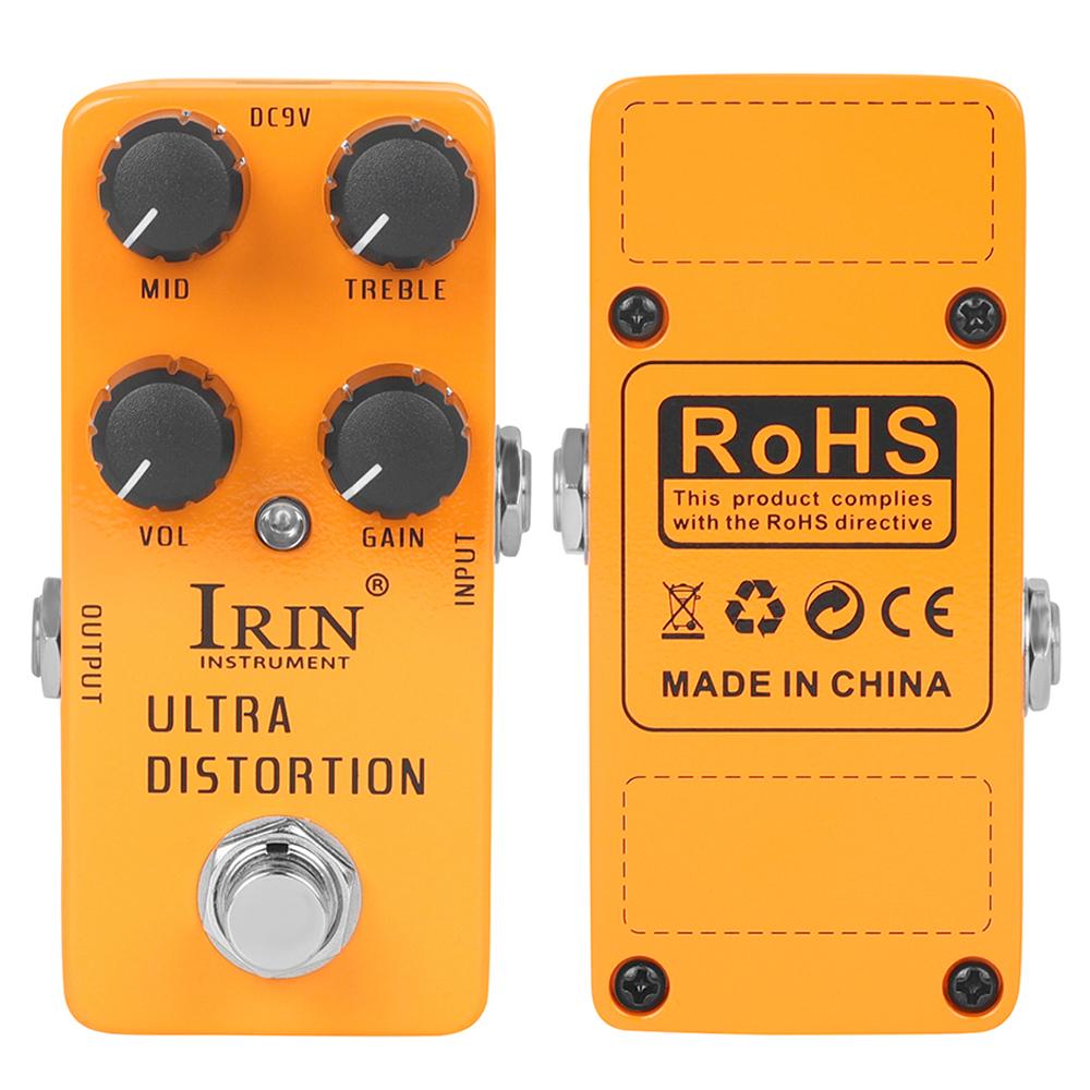 IRIN RS-17 Ultra Distortion Guitar Effect Pedal High Gain Distortion Electric Guitar Effect Pedal True Bypass Guitar Accessories