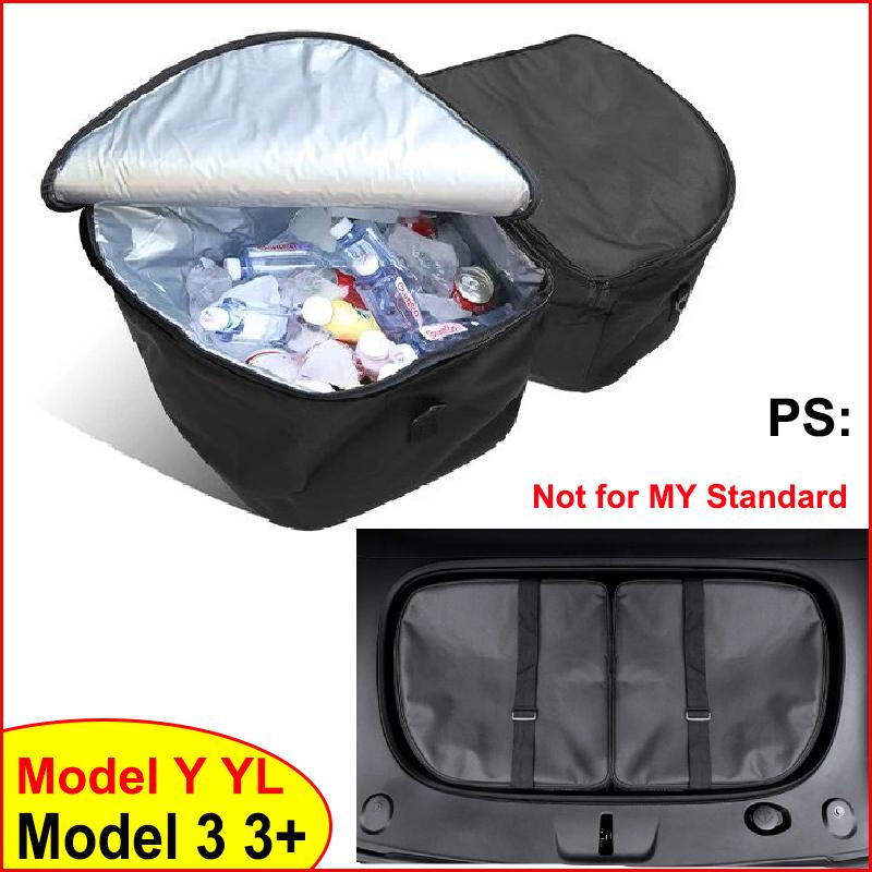 For Tesla Model 3 Y YL Juniper Highland 2025-2020 2026 Launch Frunk Cooler Insulated Storage Front Trunk Organizer Bag W Straps