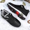 Хлопковая обувь Зимняя новая мягкая прогулочная обувь Теплая мужская обувь Утолщенные зимние ботинки Мужские хлопковые ботинки на липучках