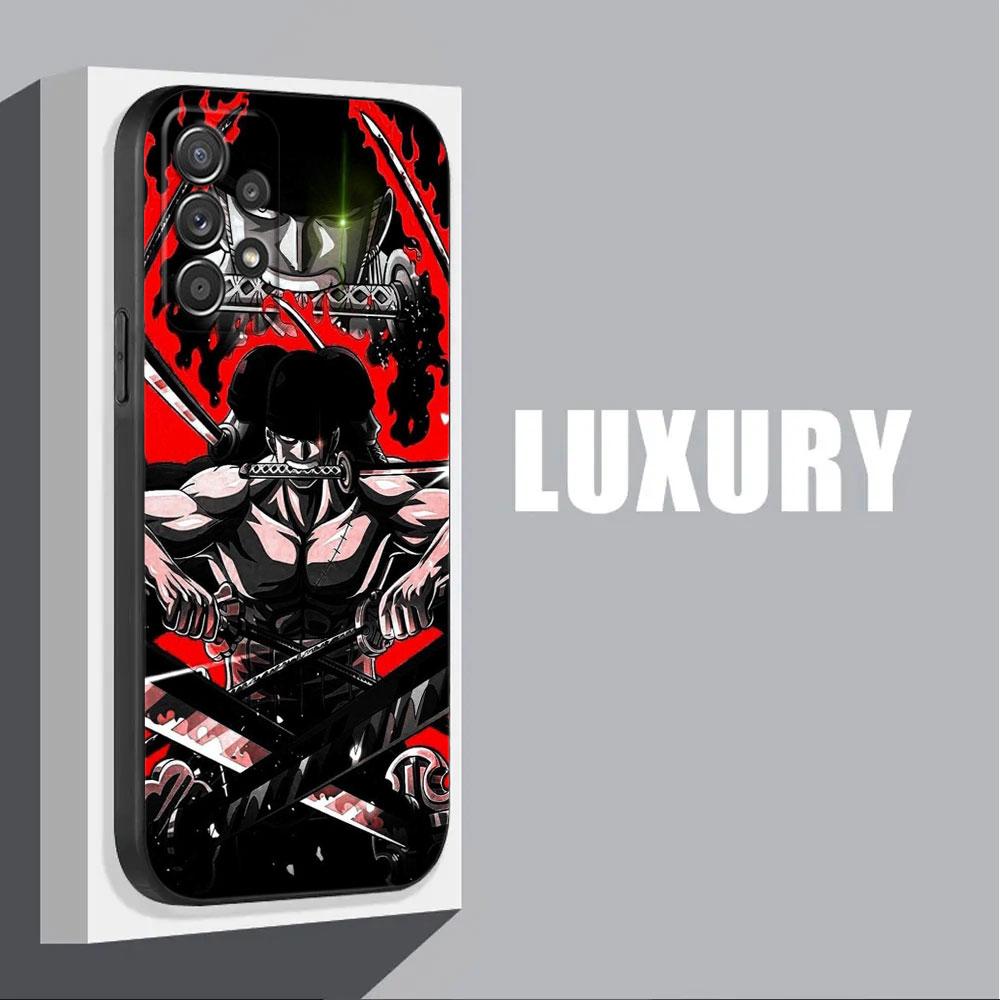 Anime Ones P-Piece Zoro Phone Cover For Samsung Galaxy A56 A57 A37 A55 A36 A26 A17 A07 A35 A34 A53 A54 A52 A73 A72 A32 Back Case