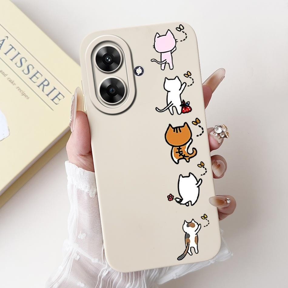 Для Realme Note 60 2024 Модный чехол с рисунком для Realme Note60 4G Мягкие силиконовые противоударные чехлы