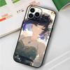 Чехол для телефона Yelan Anime Game Genshin Impact для iPhone 17 Air 16 15 14 13 Pro Max 11 12 Черный силиконовый чехол