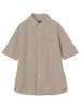 Ships Colors Men's Machine Washable Jersey Short Sleeve Sheer Shirt, Beige, Size S (211510043)