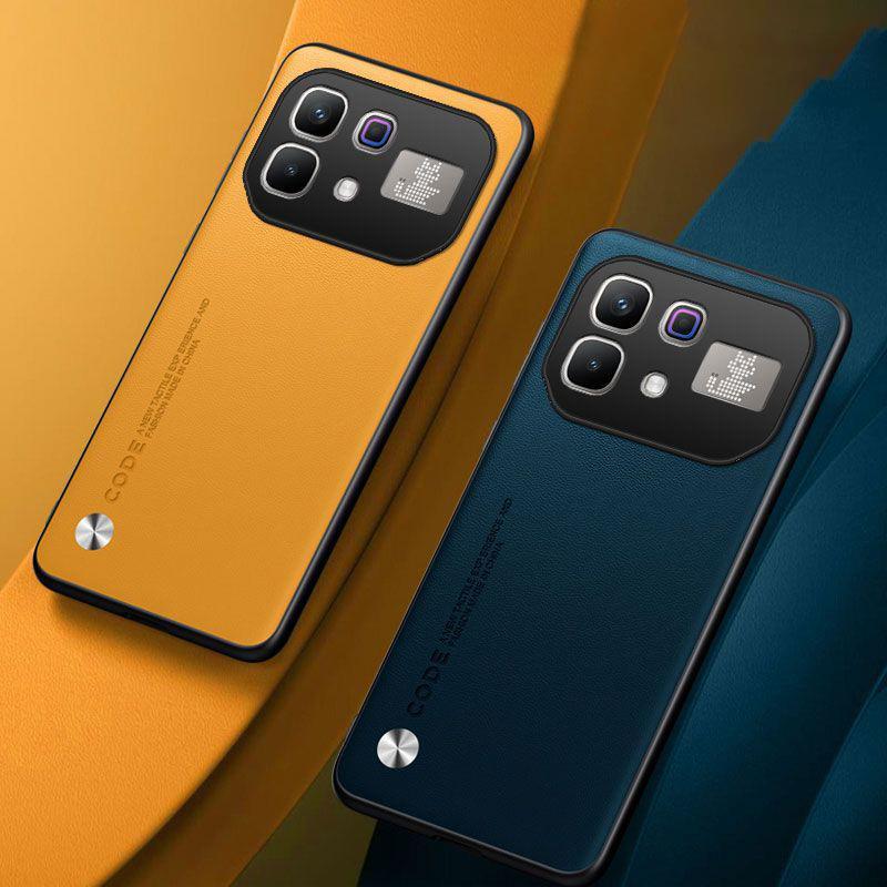 Чехол из ПУ кожи для Infinix Note 60 Pro 5G Задняя крышка Силиконовая Полная защита камеры Чехол для телефона для Infinix Note60 5G Coque