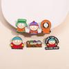 Cartoon Animated Character Enamel Pins Custom Cute Metal Brooches Lapel Badges On Backpack Funny Jewelry Gift For Kids Friends
