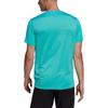 Adidas Logo Print Crew Neck Sport T-Shirt Men Tops Light-Blue HB7435