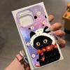 For Samsung Galaxy S25 Edge S24 S23 S22 S21 S20 FE Plus Ultra 5G Luxury Cat Cartoon Bumper Back Shockproof Protection Phone Case