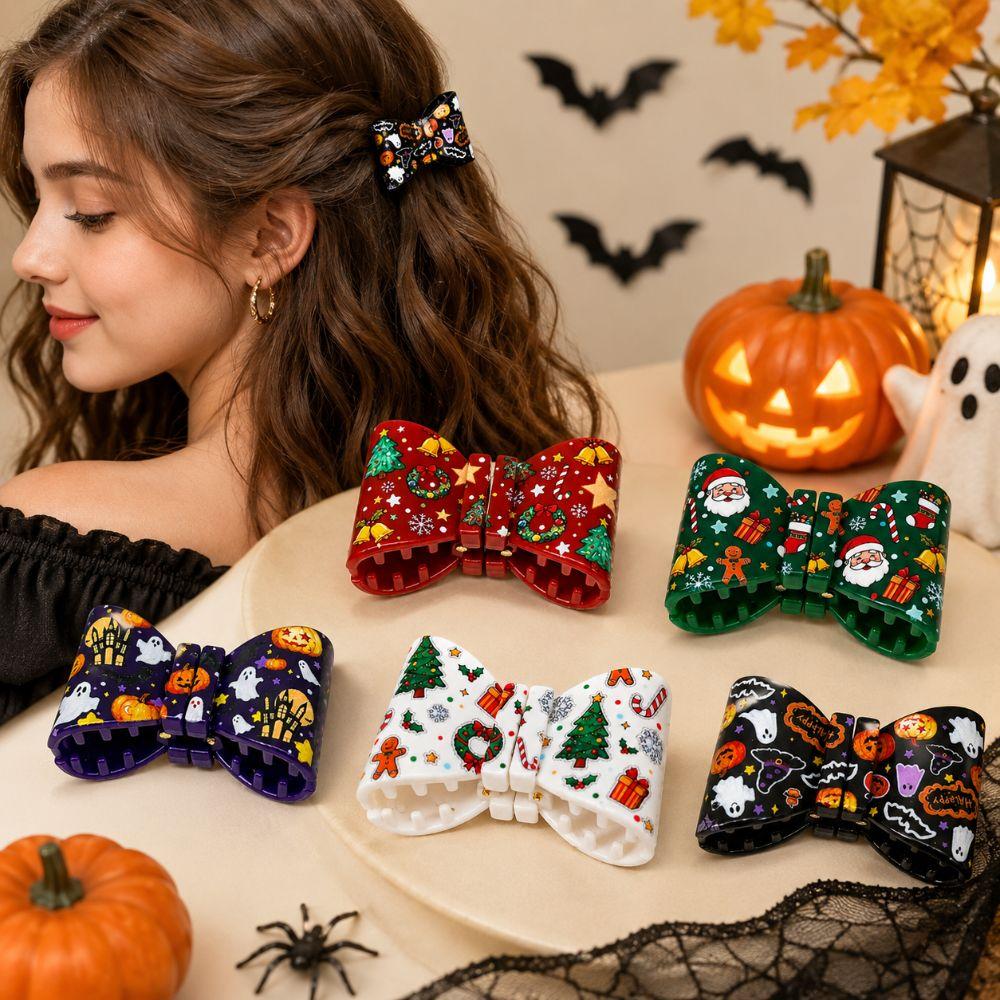 Halloween Christmas Magnetic Hair Clips Magnetic Closure Hair Styling Clips Women Hair Decor
