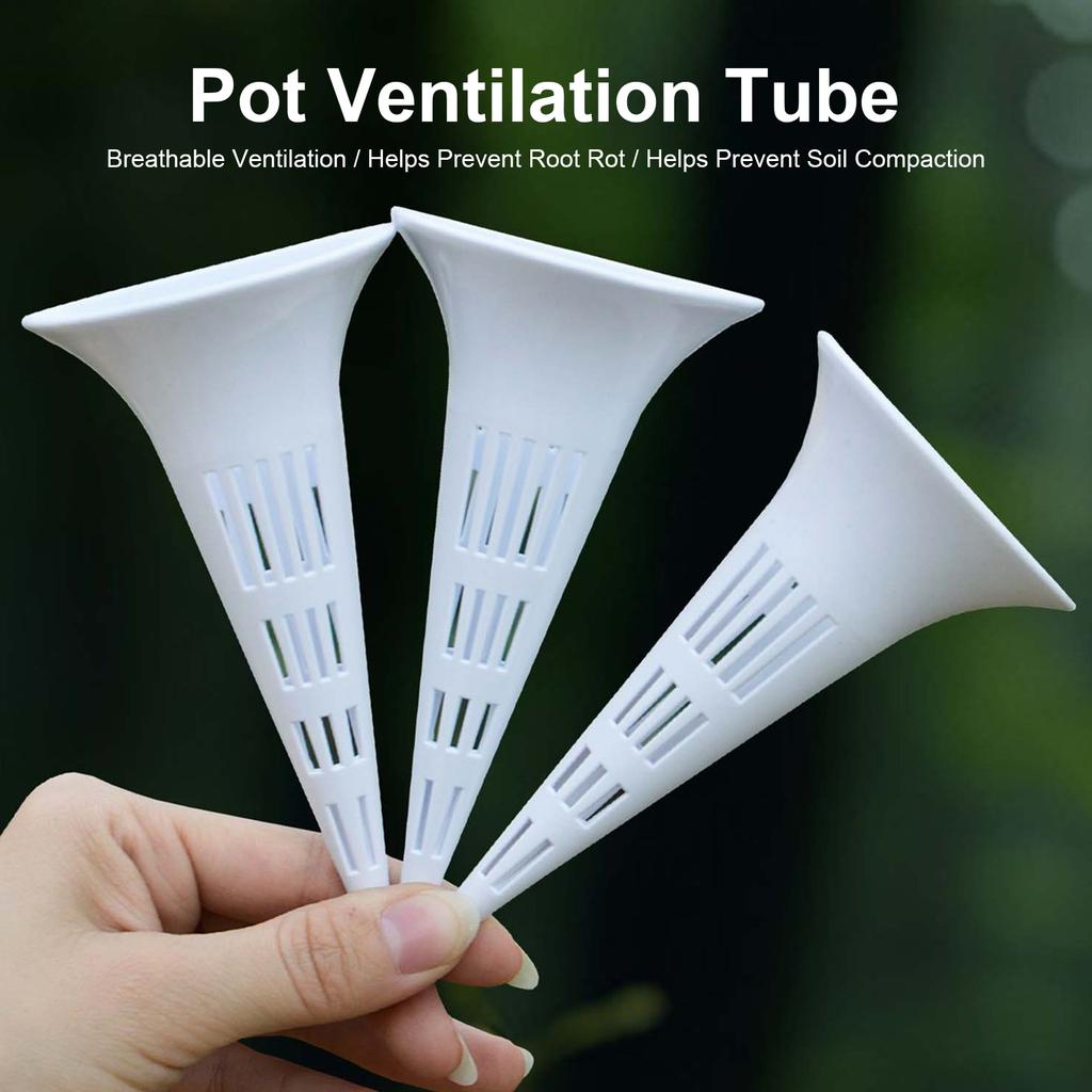 Potted Plant Soil Ventilation Funnels Conical Plant Breathable Watering Device for Propagation Plants Vegetable & Fruit