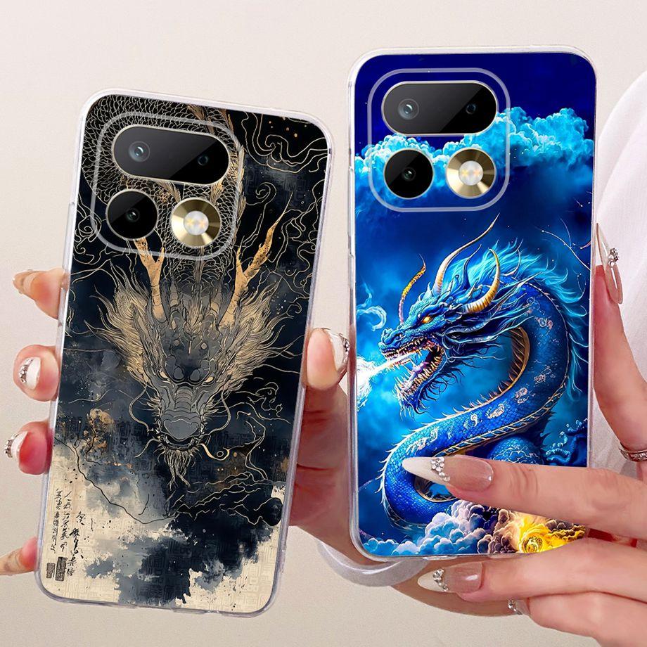 For Realme 16 Pro Pro+ Phone Case Soft Clear Silicone Cover Butterfly Dragon Cat Floral Painting Bumper RMX5121 RMX5131  Fundas