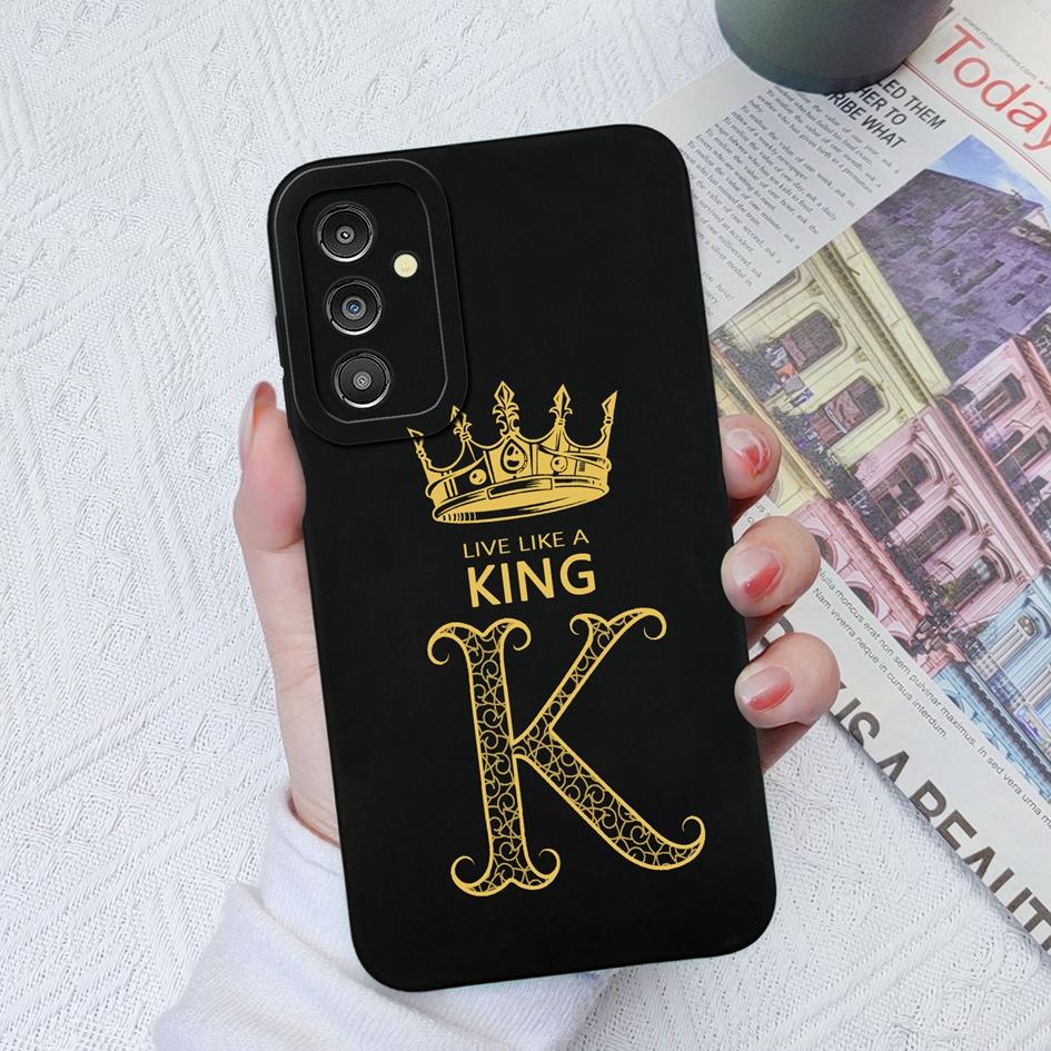 Чехол для Samsung Galaxy A02 A03S A13 A14 4G 5G A31 A51 A71 A24, роскошный силиконовый мягкий чехол из ТПУ с буквами AZ для Samsung Galaxy A10S 20S, бампер для телефона