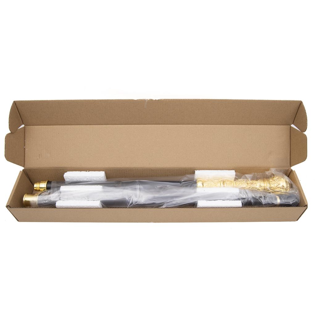 Золотая роскошная круглая ручка модная трость для вечеринки декоративная трость элегантная ручка для ходьбы трость 93 см