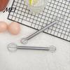 Soup Flavor Mixer Double Head Whisk, Stainless Steel Mixing Muddler, Handheld Blender Miso Dissolver Spoon for Paste Cream Eggs, Easy Clean