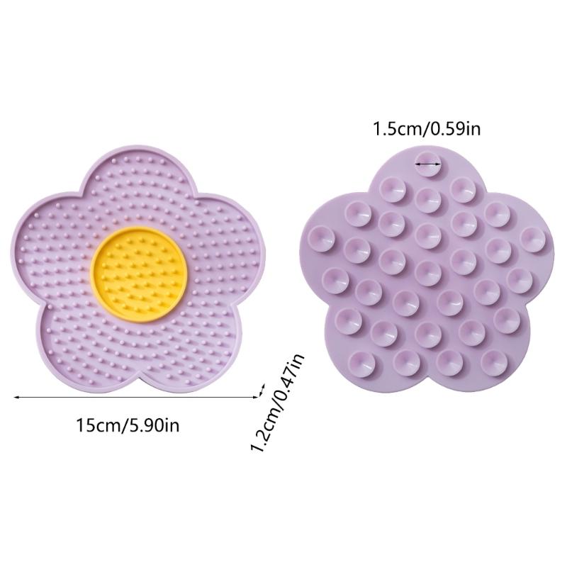 Подушечка для вылизывания для собак с присосками, коврик для вылизывания для собак, миски для медленного кормления для влажного и сухого корма, лакомств, масла