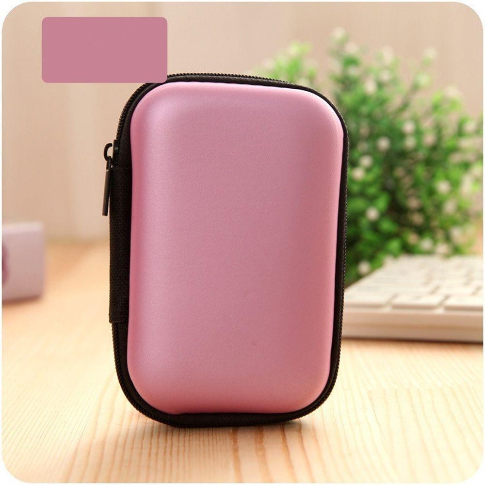 New Headset Travel Storage Box Headphone Bag Portable Case Cable Accessories