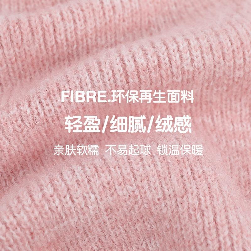 Детский унисекс шарф для тепла Зимний вязаный комплект из трех предметов для младенцев и малышей: шапка с защитой ушей, шарф, перчатки