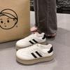 Dexun Shoes Women's 2025 New Platform Shoes Versatile Popular White Shoes Sports Shoes Women's Shoes Casual Board Shoes Women's Models