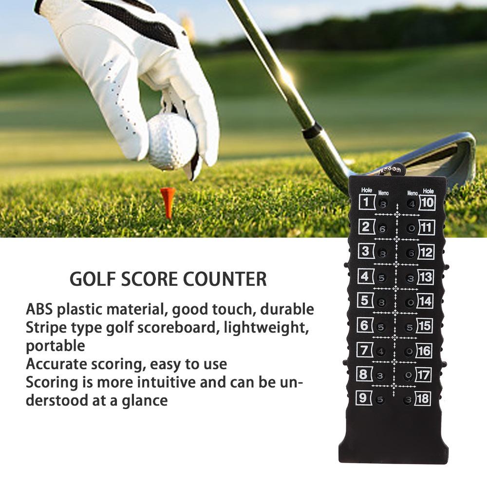 Strip Type Golf Scoreboard 18 Holes Golf Stroke Counter Scoreboard Golf Scorer Golf Players