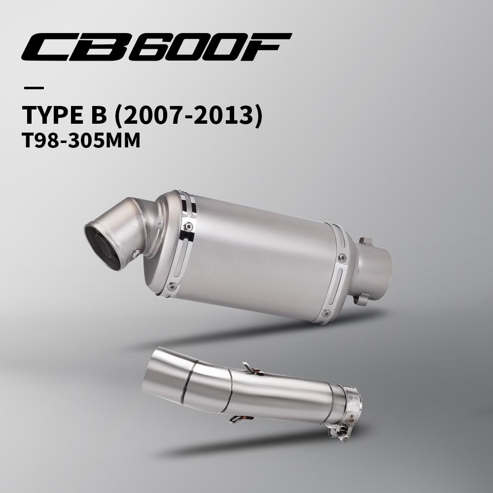 For Hornet CB600F CB 600F 2007- 2013 Hornet CB600 Exhaust Muffler Middle CB600F Link Pipe Escape Pipe Slip-on