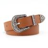 Vintage Inspired Metallic Narrow Waist Belt For Women Stylish And Versatile Fashion Accessory