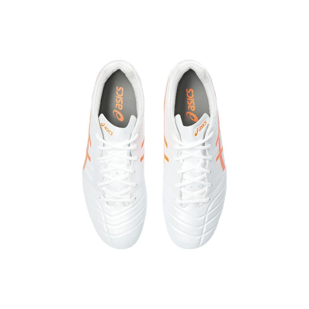 Asics Ds Light 1 Удобные Универсальные Hg (Резиновые короткие шипы) Футбольные бутсы Унисекс Футбольные бутсы Бело-оранжевые 1103A069-103