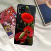 Poppy Flower Bloom Case For Samsung Galaxy A73 A53 A33 A23 A13 A51 A71 A12 A22 A32 A42 A52 A14 A34 A54 Cover