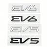 Suitable for KIA modified EV5 EV6 aluminum alloy trunk labeling, new Kaiku tail label black