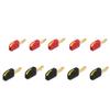 1/10pcs Solderless Design High Current Banana Plug Gold Plated Banana Plug  Audio Equipment