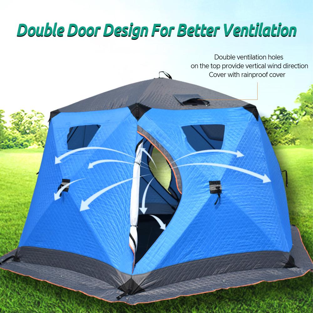 Рыболовная палатка для зимней рыбалки, кемпинга и активного отдыха, портативная, легкая и