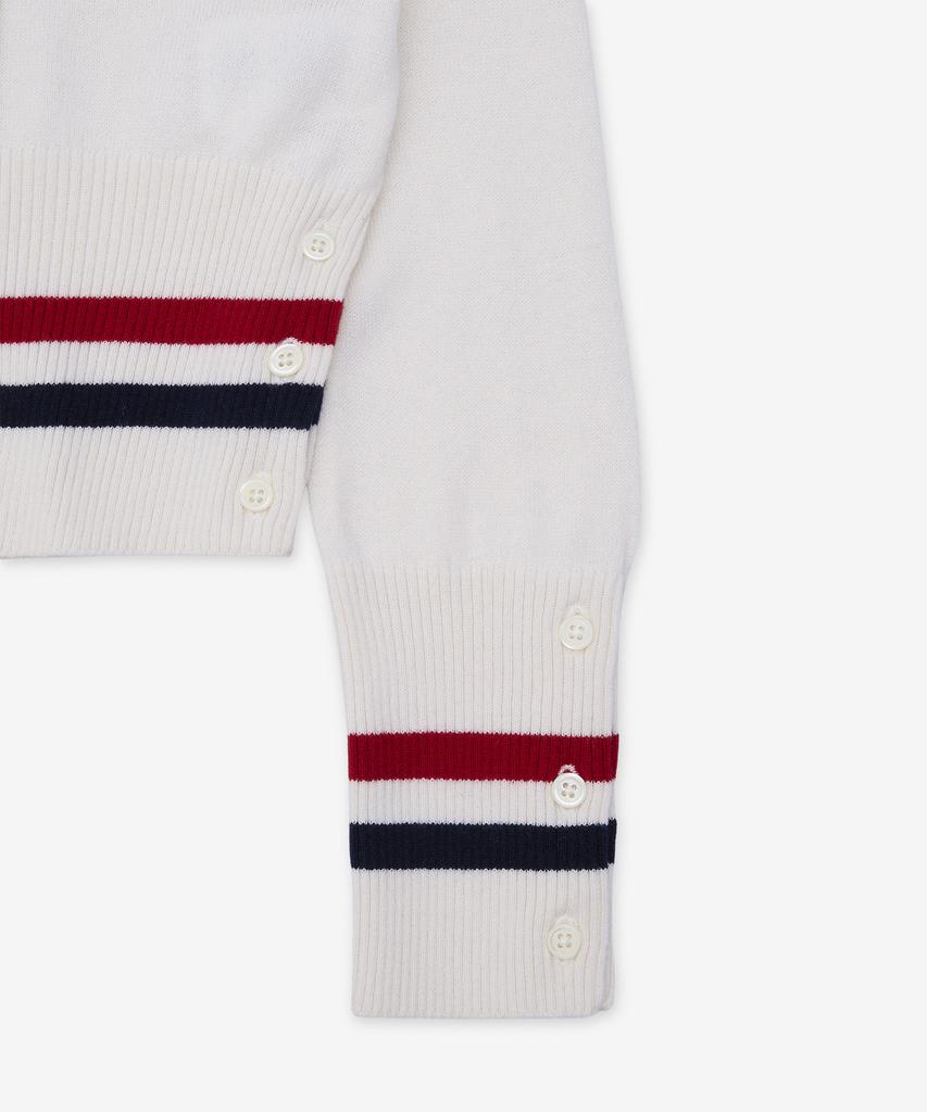 Tombeulaun 4-Bar Oxford Shirt - White / Mwl431Cf0313100
