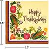 20 шт./упак. 33*33 см 2-слойные одноразовые салфетки для вечеринок с узором на День благодарения