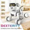 2024 New Child Educational Learning Toy RC Robot Electric Smart Pet Dog LED Light Gesture Sensing Dialogue Singing Dancing Robot Pet Dog