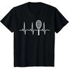 Tennis Heartbeat Shirt Best Tennis Gift Tee for Players Fans T-Shirt  Men Clothing Tops Streetwear Vintage T Shirt Camisas
