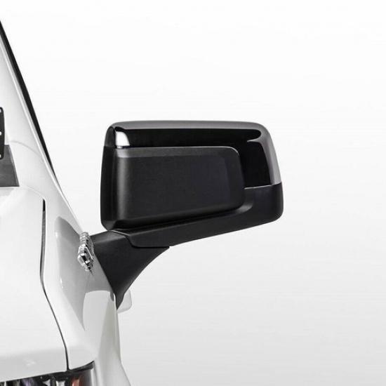 Rear View Side Mirror Cap Cover Trim For Chevy Silverado 1500 + Gloss Black