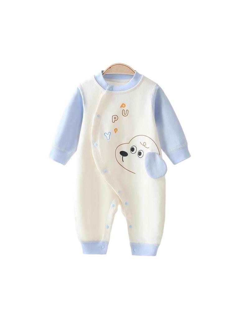 Pure Cotton Baby Romper - Newborn Spring/Autumn Jumpsuit Pajamas, Four Seasons Style