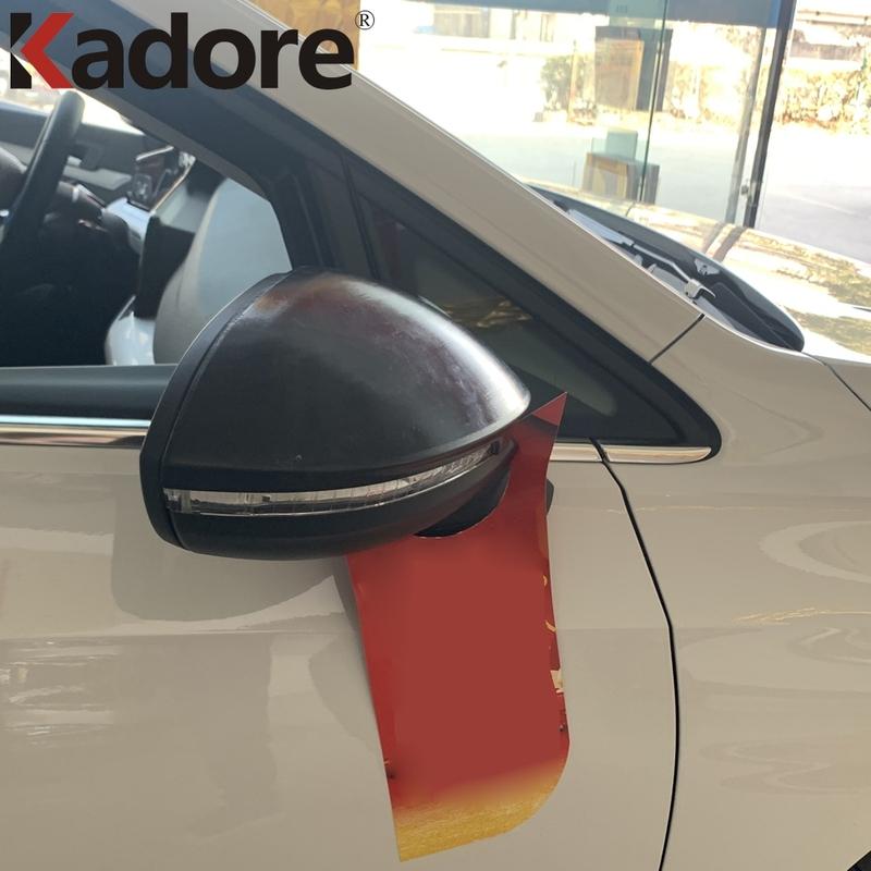 Rearview Mirror Cover Trim For Volkswagen VW Golf 8 MK8 Pro R Carbon Car Side Wing Mirrors Cap Cover Accessories