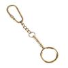 Brass Magnifying Glass Keychains Showpiece Desktop Collectible Keyrings For Gift