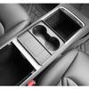 For Tesla Model 3/Y 2024-2024 Central Control Cup Holder Card Key Limit Area Storage Box Beverage Non-slip Double Hole Insert