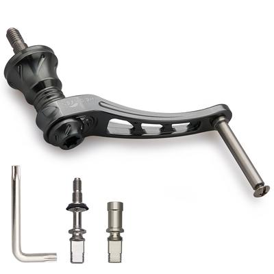 HEIGHTEN Вариативная рукоятка катушки для Shimano и Daiwa Универсальная спиннинговая катушка Серия Arch Серая 45-50 мм (Нет ручки) (Shimano) (ДАЙВА) (Тьма
