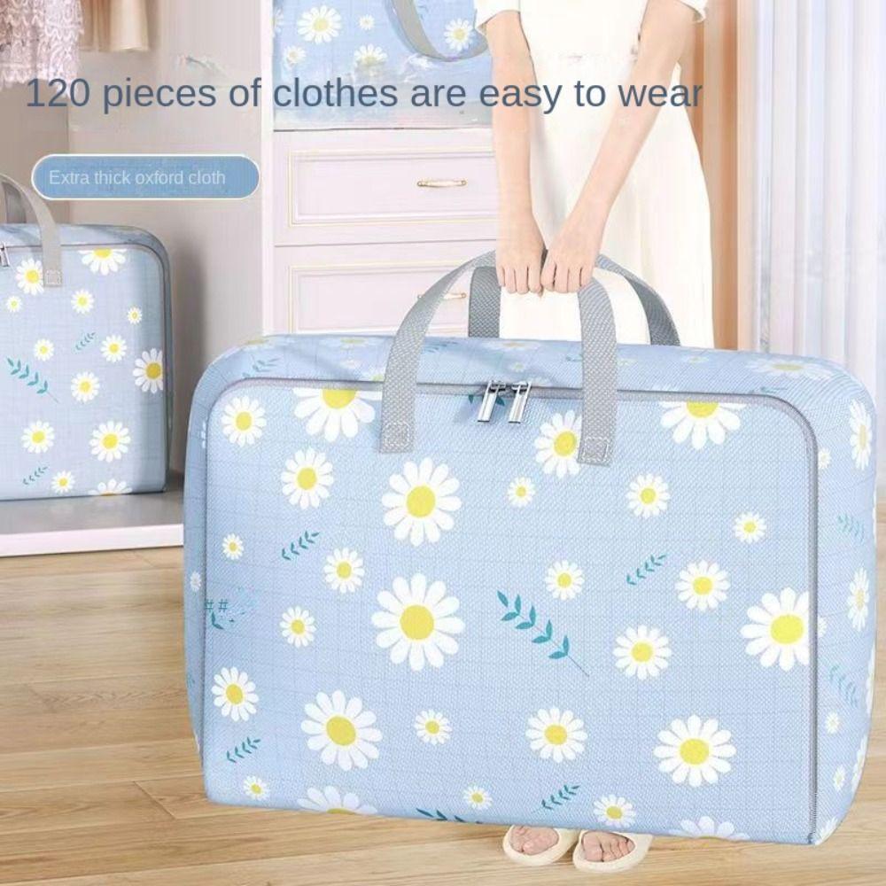 Daisy Clothes Storage Bag Portable Clothes Organizer New Wardrobe Sorting Storage Containers Home