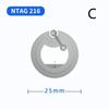 20 шт. Многоразовые NFC-метки-наклейки Высокочувствительные 213 215 216 Опционально для быстрого обмена паролями Wi-Fi