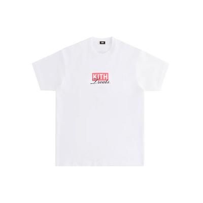 Treats Toronto Cafe Limited Edition Box Logo Print Футболка с круглым вырезом Мужские топы Белые KHT030088-101