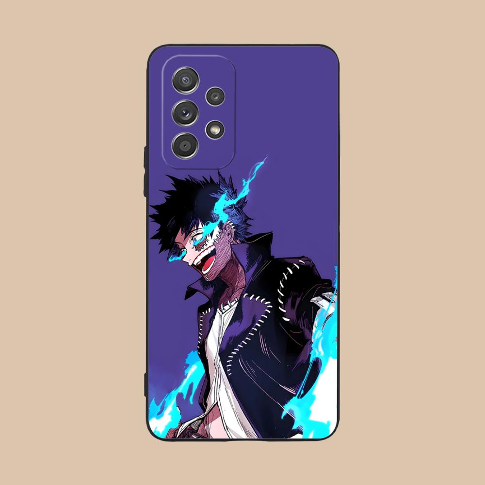 MHA Dabi Mobile Phone Case for Samsung Galaxy A56 55 54 53 52 51 36 35 34 23 16 15 5G Colorful Cover Cellphones Luxury Cover