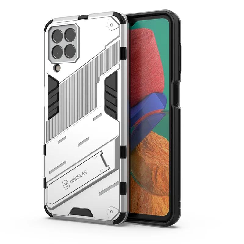 For Samsung Galaxy A22 5G Nacho Shockproof Armor Phone Case For Galaxy A22 4G Anti-Fall Protect Back Cover Kickstand Coque